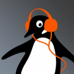 Penguin with Headphones