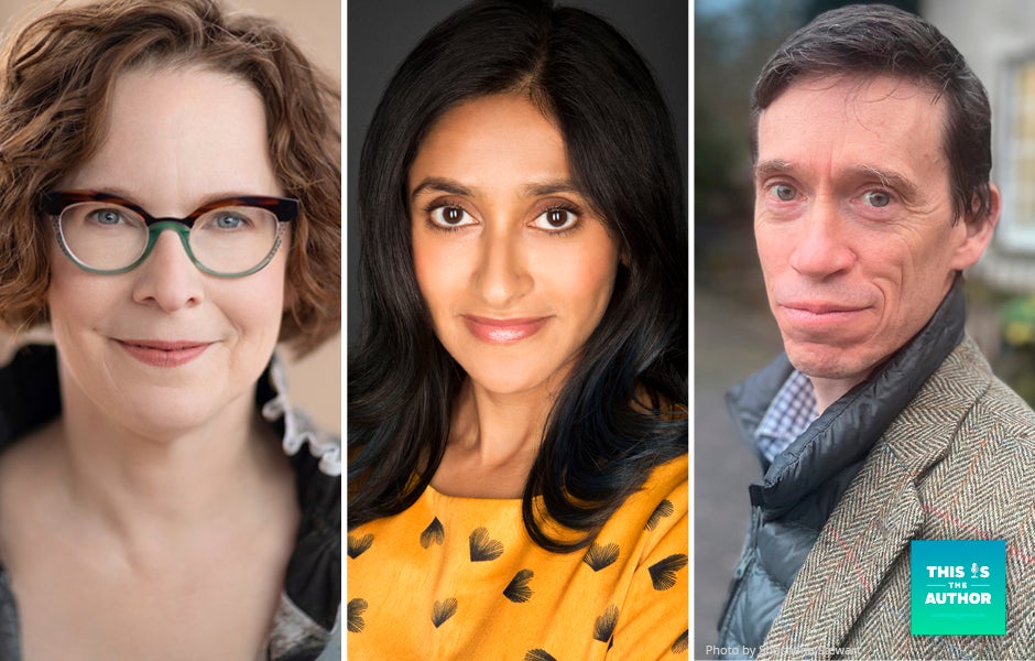 This Is the Author S8 E36: Images of Devorah Heitner, Aparna Nancherla, and Rory Stewart