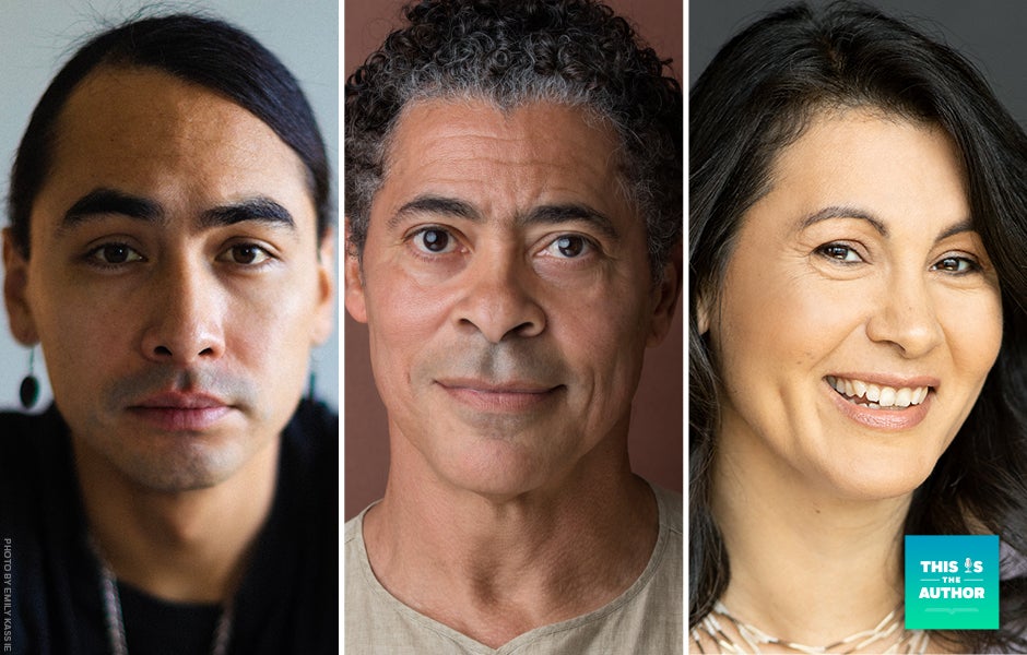 Julian Brave NoiseCat, Dominic Hoffman, and Na'Kuset