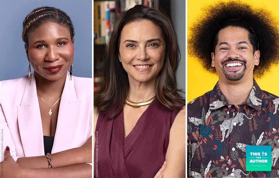 This Is the Author S11 E5 featuring images of Lachi, Jennifer Breheny Wallace, Mychal Threets